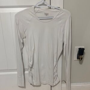 Athleta Women's White Long Sleeve Tee